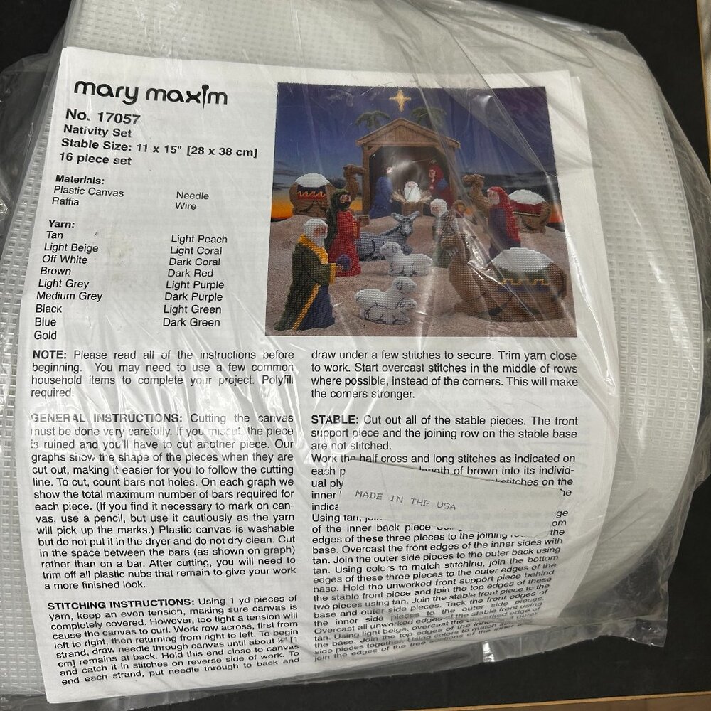 Mary Maxim | Nativity Set | 17057